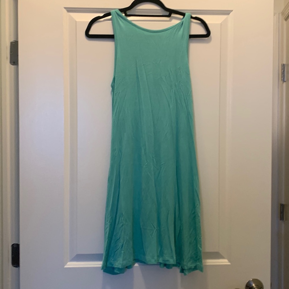 Teal Cotton dress